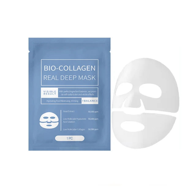 Masque Visage Bio Collagène – Anti-Âge & Éclat Instantané